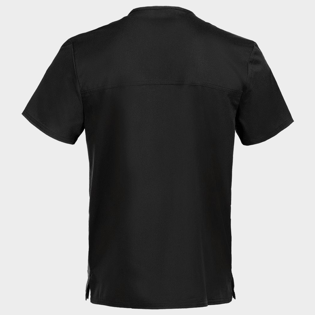 Men's medical tunic CHEROKEE V-NECK BLACK WWE670 - 2