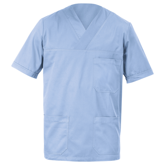 Мъжка медицинска туника SIMONE LIGHT BLUE