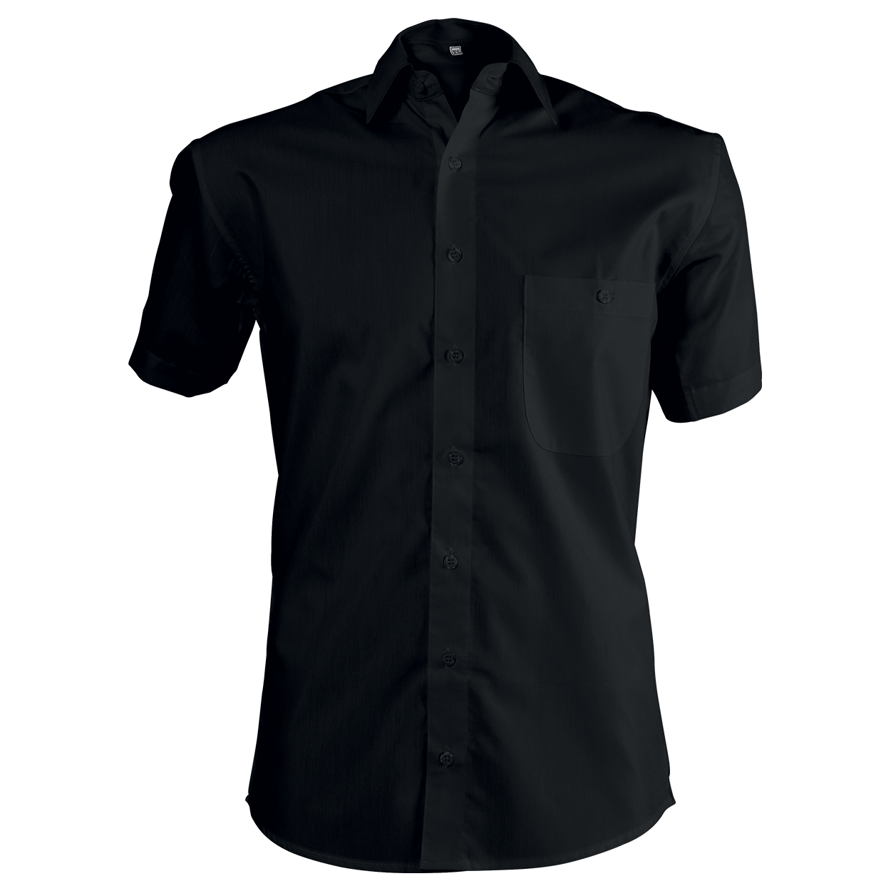 Men's short sleeve shirt CAMISA BLACK