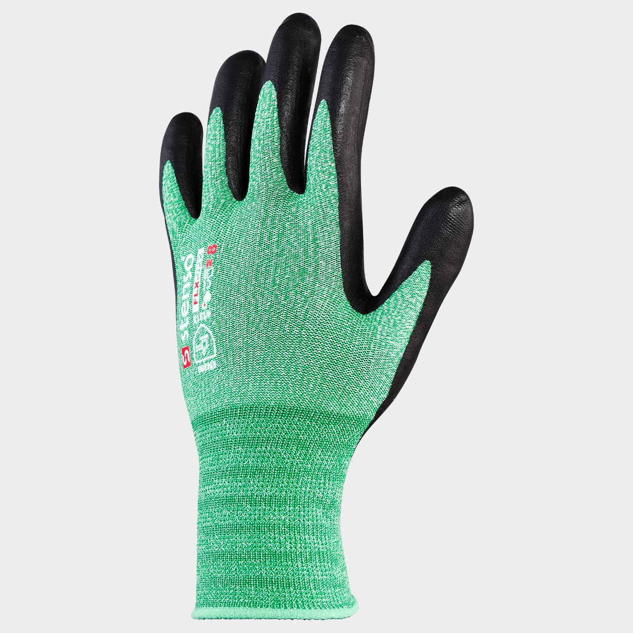 Γάντια βουτηγμένα σε μικροαφρό NITRIUM GREEN FLX-О22 - 4