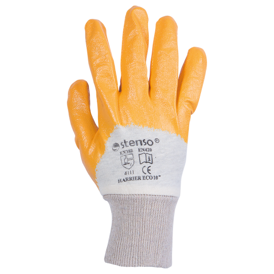 Nitrile dipped gloves HAZEL YELLOW
