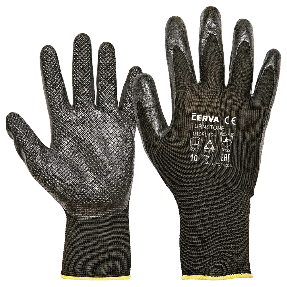 Nitrile dipped gloves TURNSTONE