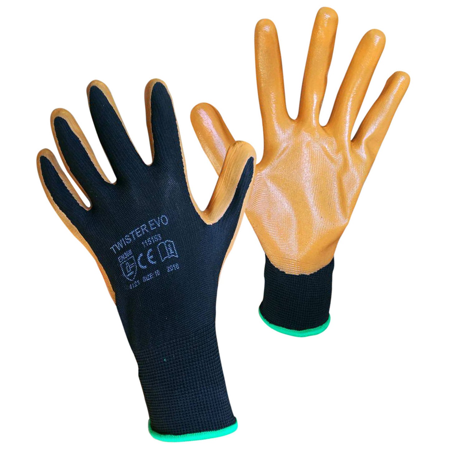 Nitrile dipped gloves TWISTER EVO