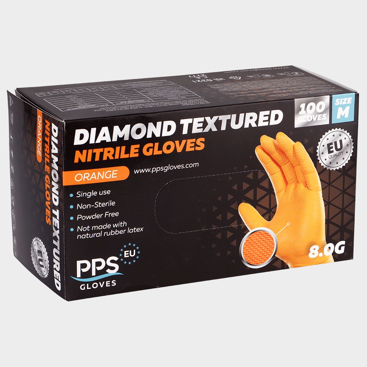 Nitrile gloves PPS DIAMOND GRIP PF - 1