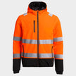 Jachetă de lucru căptușită REEF PAD HV SOFTSHELL ORANGE - 1