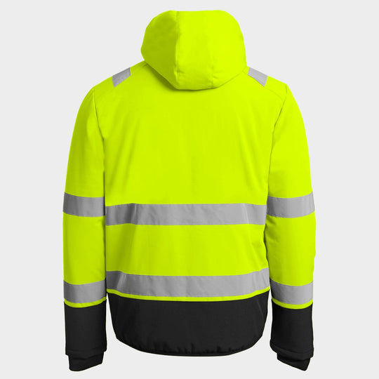 Padded work jacket REEF PAD HV SOFTSHELL YELLOW - 2