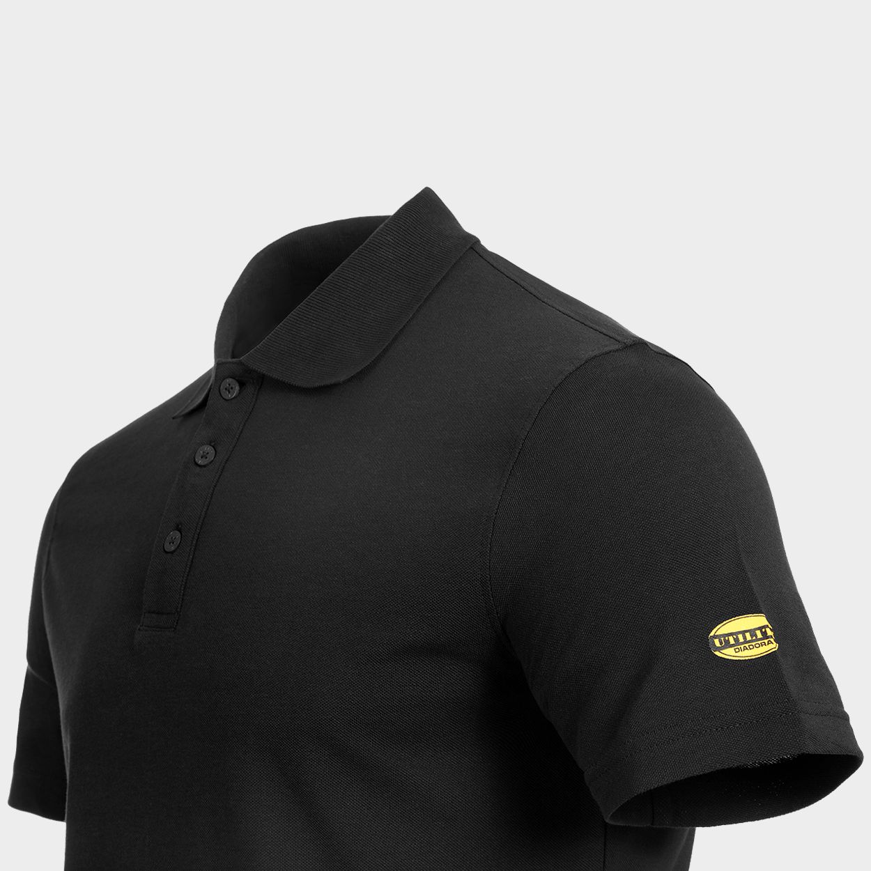 Μπλουζάκι πόλο T-shirt DIADORA SMART 2.0 BLACK - 2