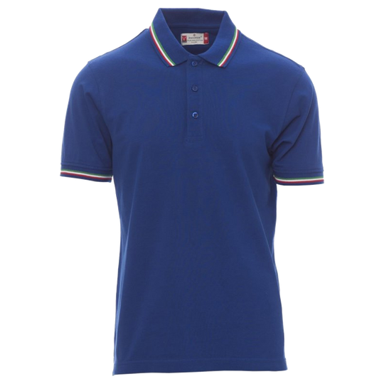 Тениска с яка PAYPER ITALIA ROYAL BLUE