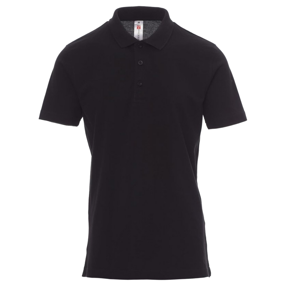 Тениска с яка PAYPER ROME BLACK