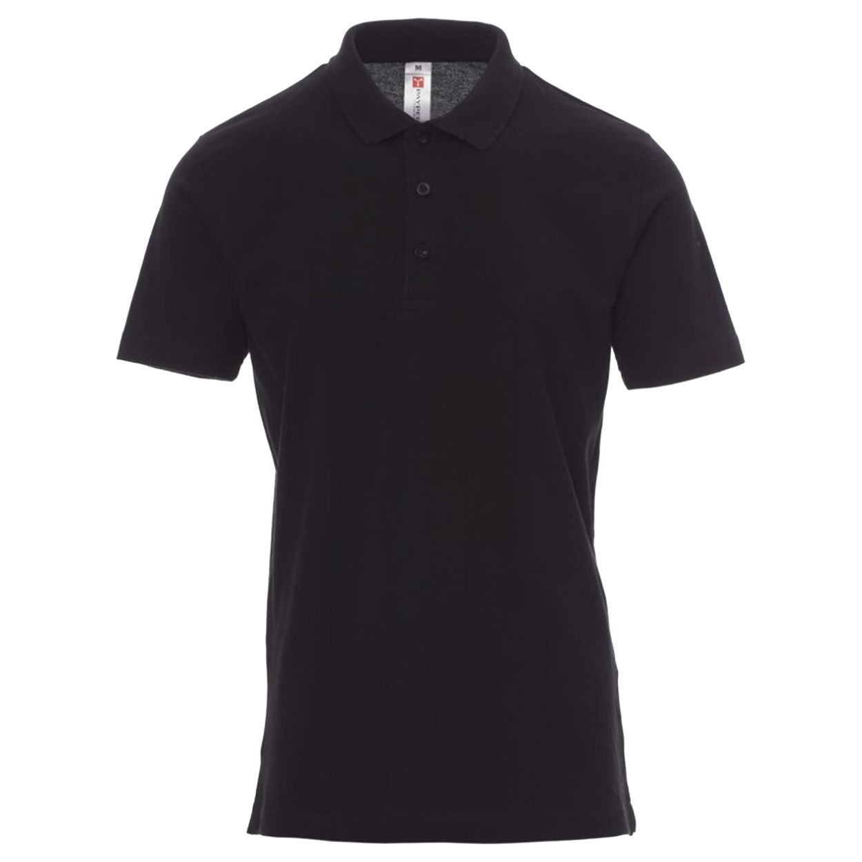 Тениска с яка PAYPER ROME BLACK