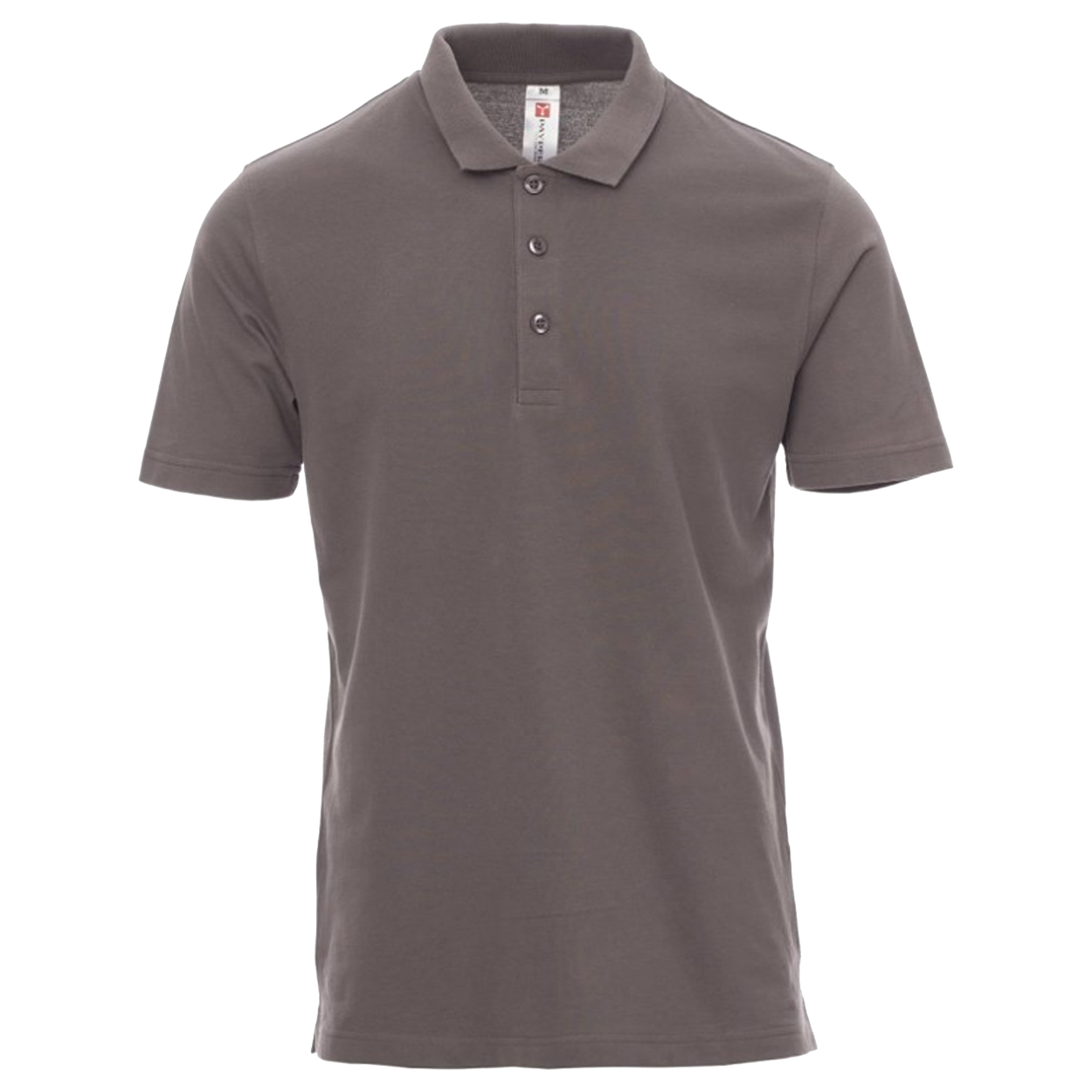Тениска с яка PAYPER ROME GREY