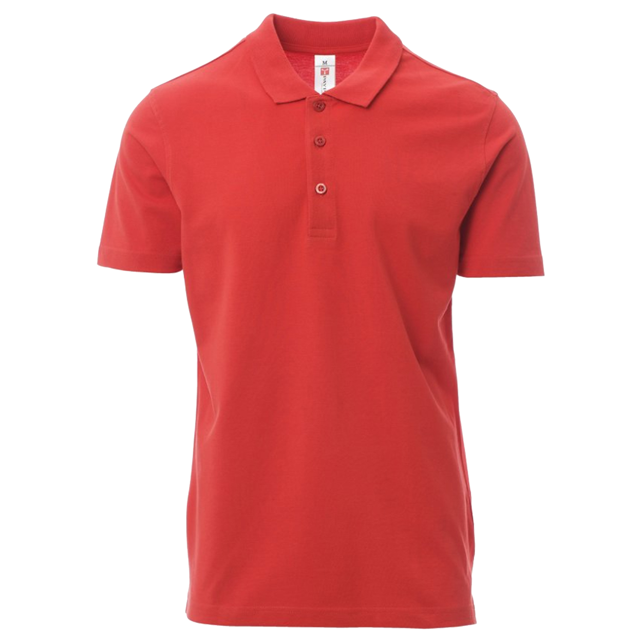 Тениска с яка PAYPER ROME RED