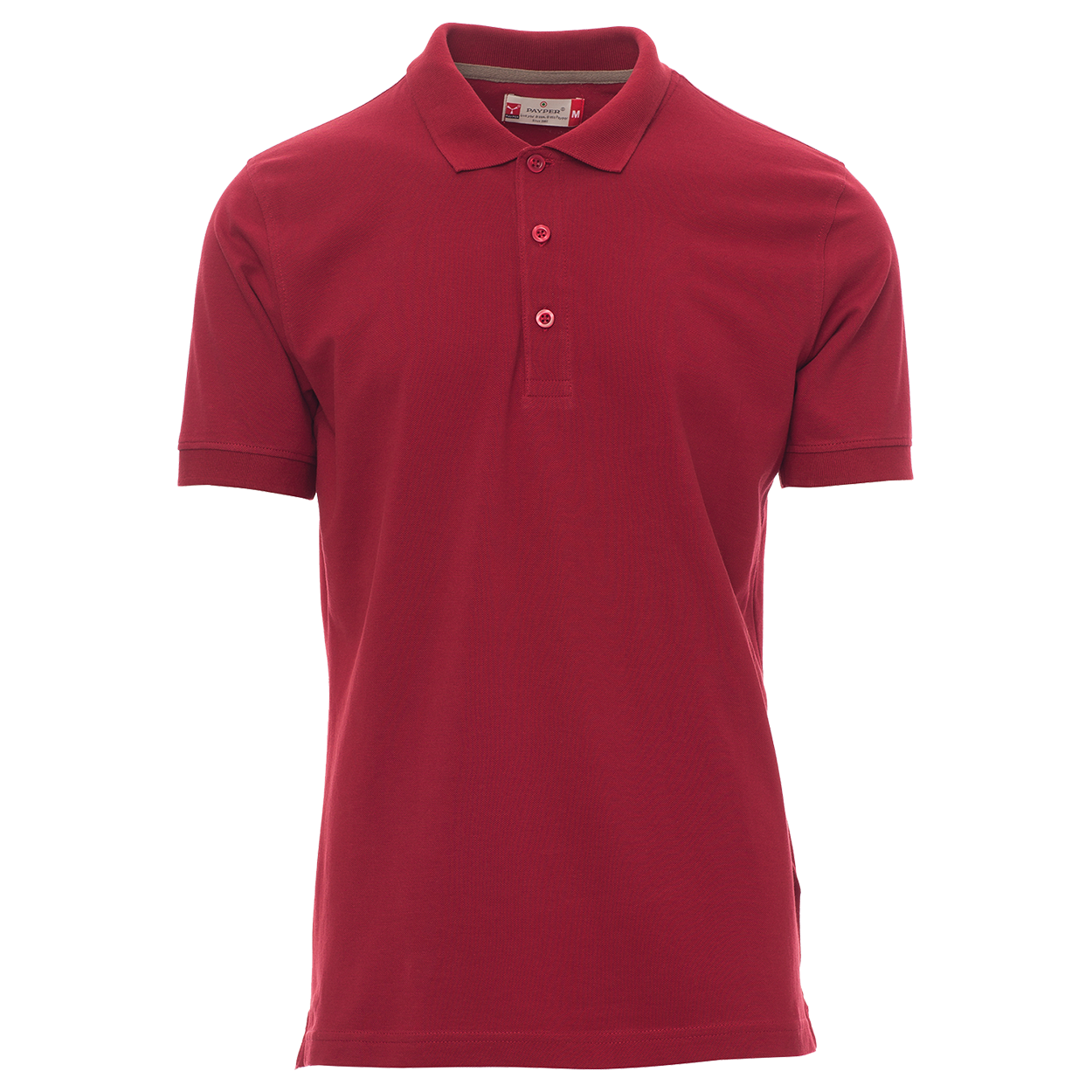 Тениска с яка PAYPER VENICE BORDEAUX