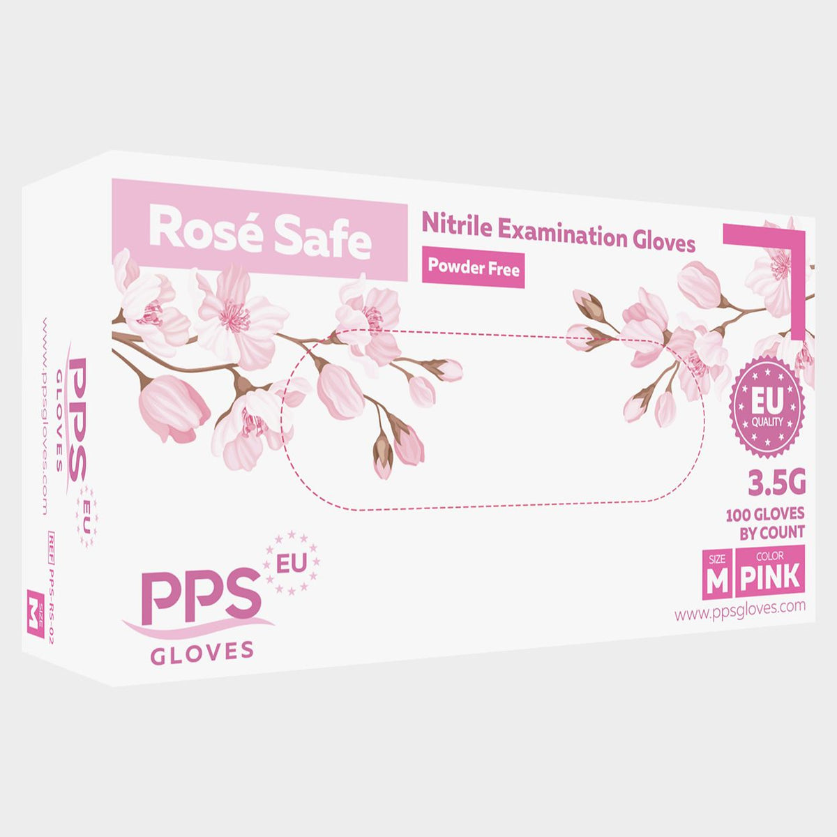 Powder-free nitrile gloves PPS ROSE SAFE PF - 2