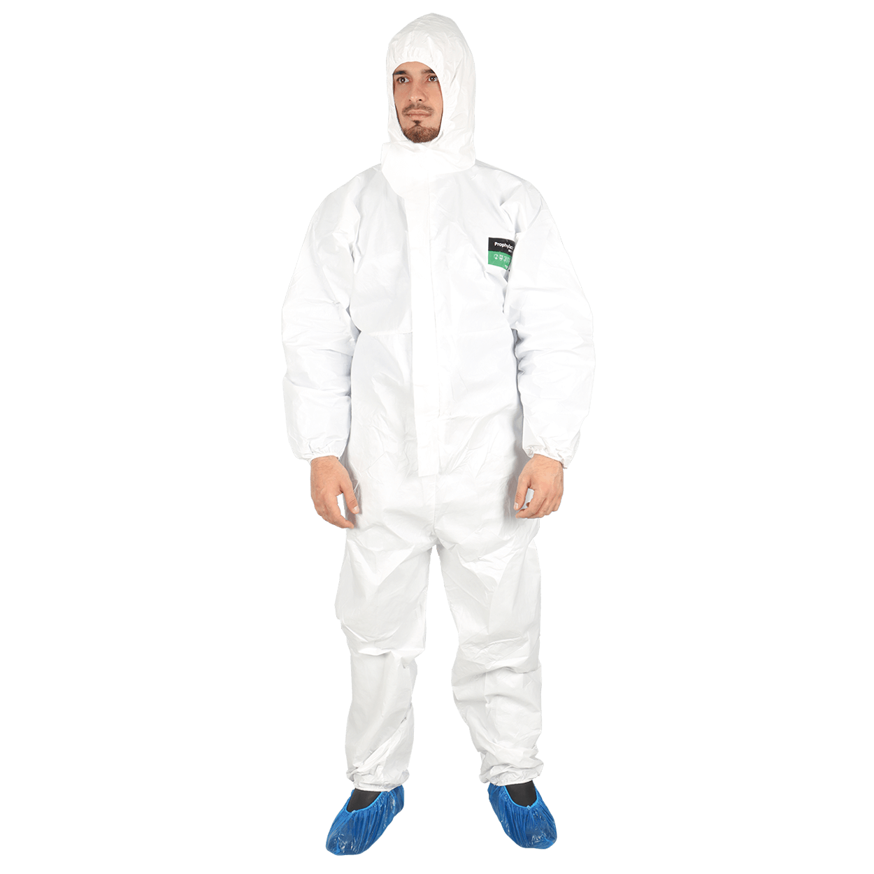 Защитен гащеризон с качулка COVERALL WHITE 2.0 PNG TYPE 5, 6 - 1