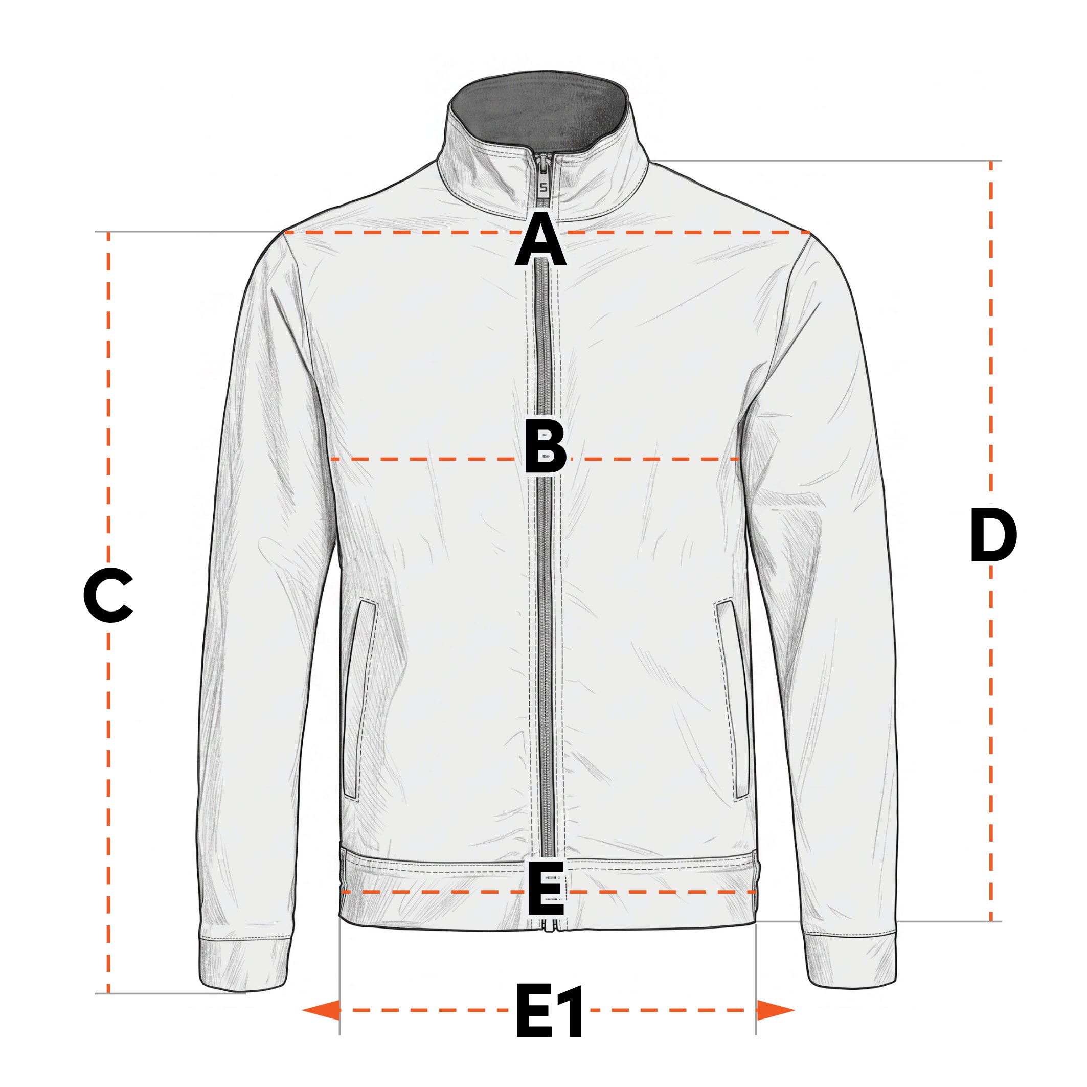 Jachetă de lucru KASTOR GREY/BLACK/ORANGE