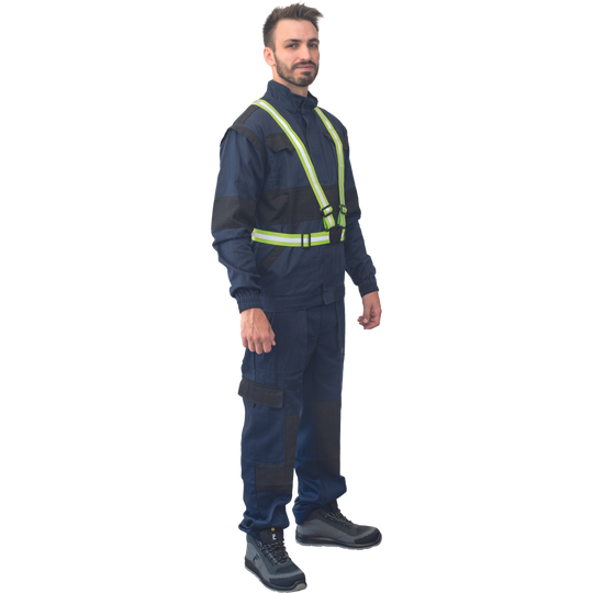 Светлоотразителен колан REFROX HV YELLOW - 2
