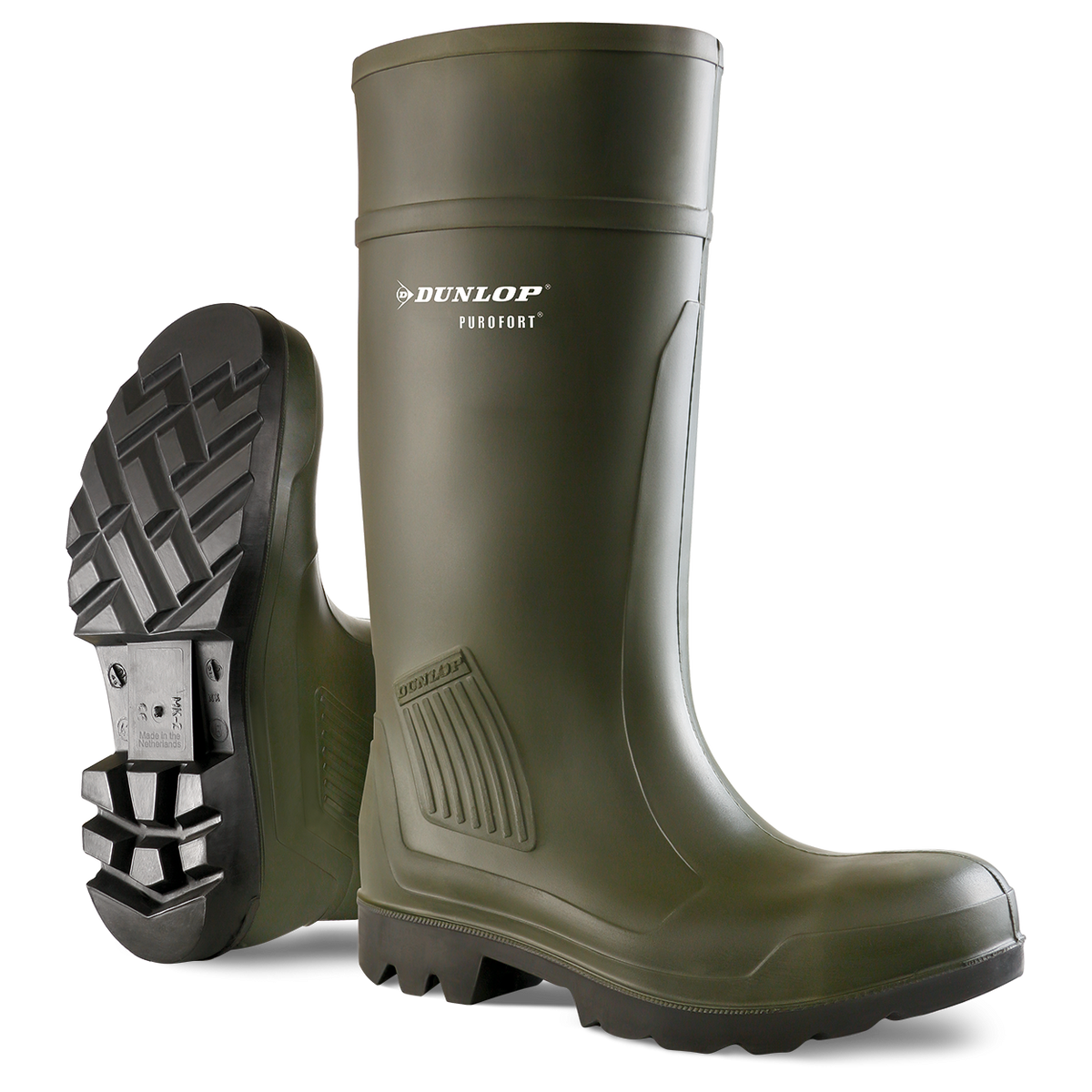 DUNLOP PUROFORT PROFESSIONAL 04 FO CI SRA  Ботуши зелени/черни D460933