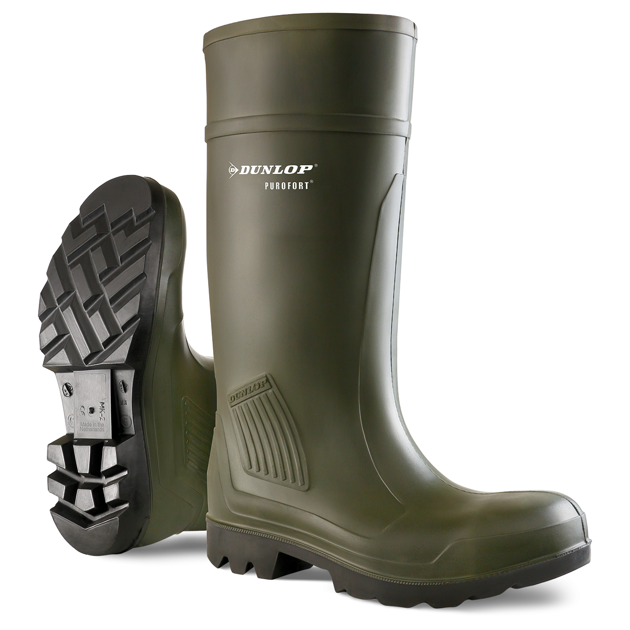 DUNLOP PUROFORT PROFESSIONAL 04 FO CI SRA  Ботуши зелени/черни D460933