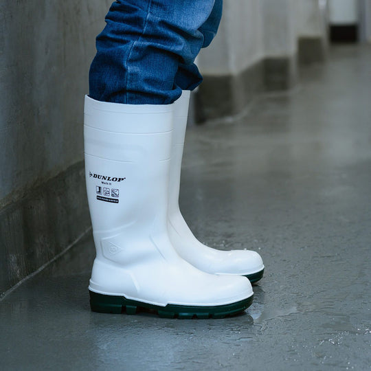 Защитни ботуши DUNLOP WORK-IT S4 SR FO LG WHITE - 2