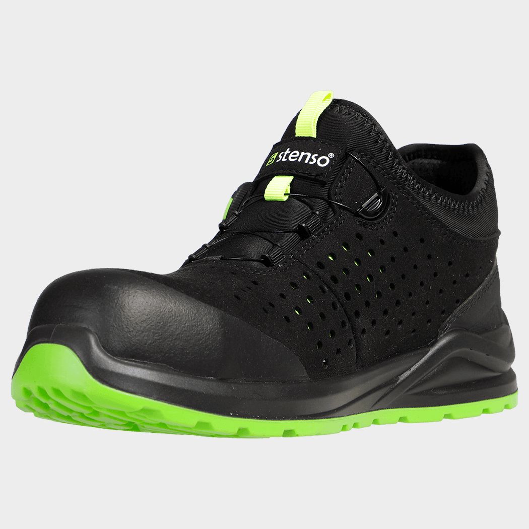 Pantofi de siguranță JETT S1PS ESD NEGRU/VERDE - 4