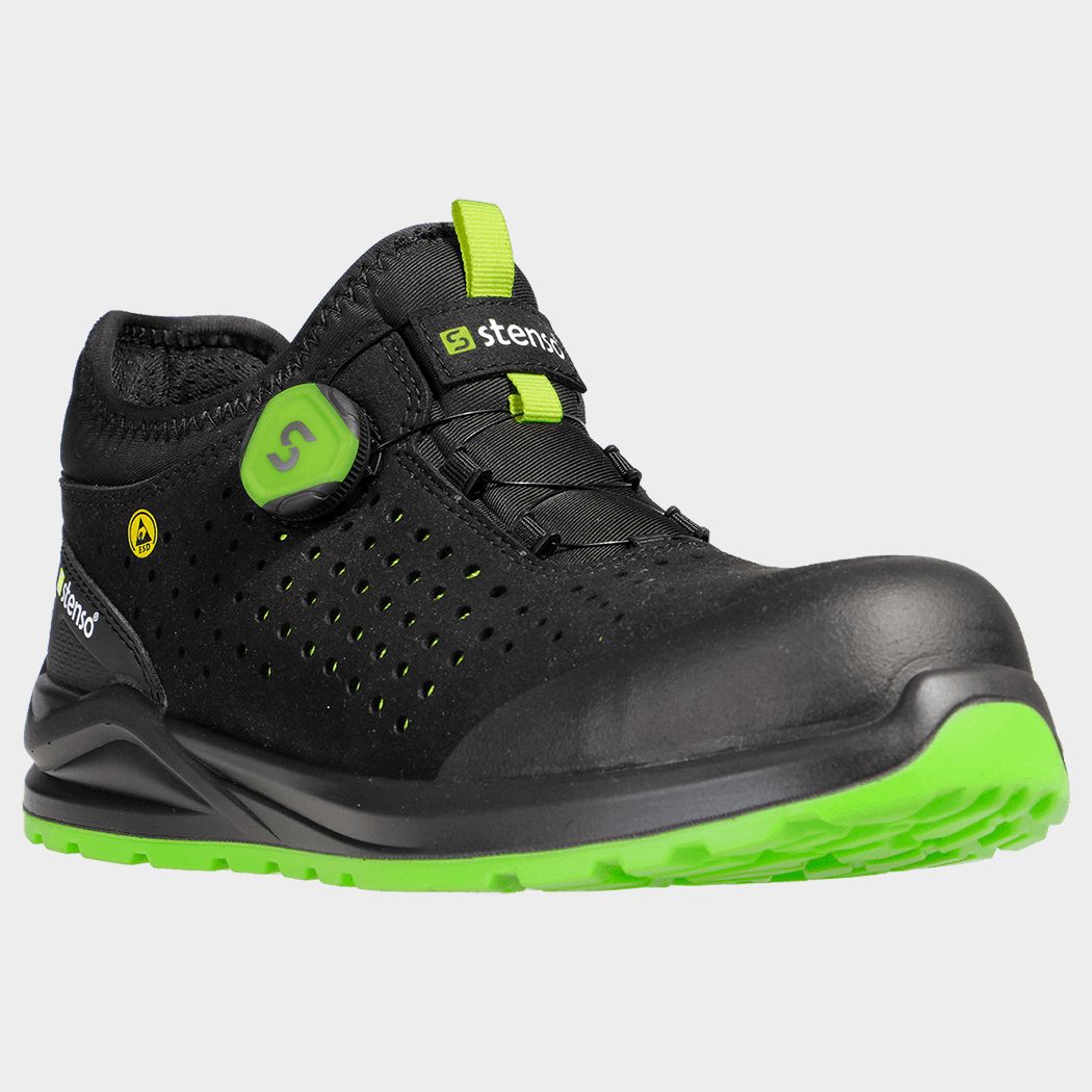 Pantofi de siguranță JETT S1PS ESD NEGRU/VERDE - 5