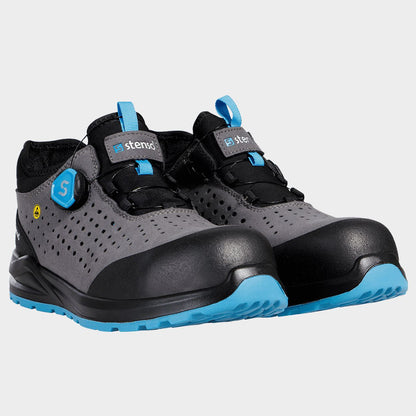 Работни обувки JETT ULTRA S1PS ESD GREY/BLUE - 7