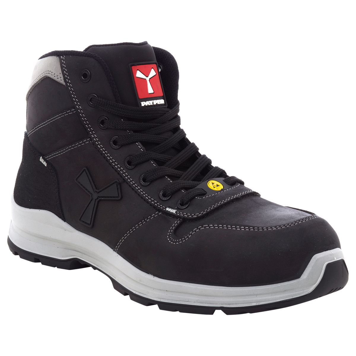 Safety shoes PAYPER GET FORCE MID TOTAL BLACK S3 SRC