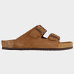 Sandals LEON MAN BROWN SUEDE - 1