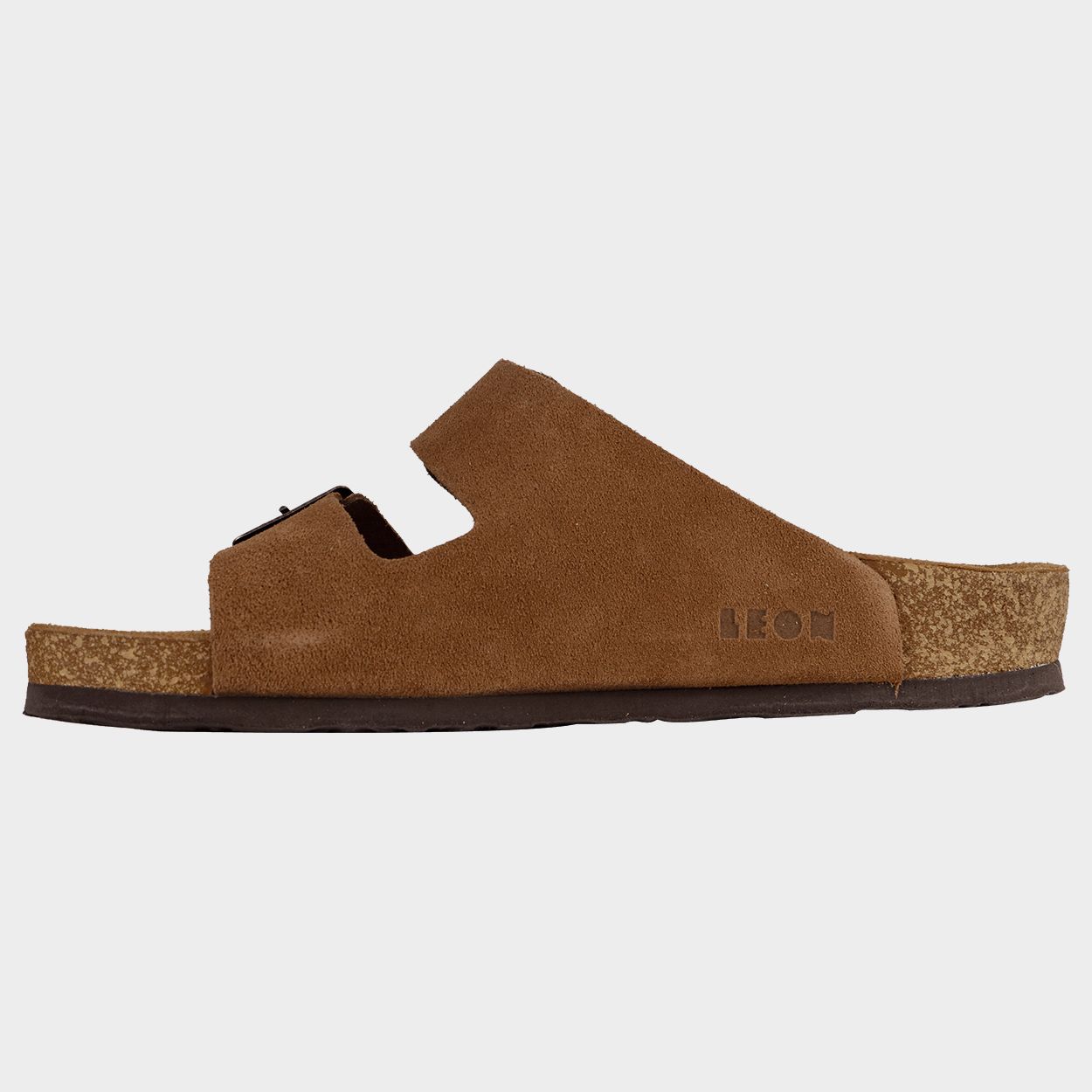 Sandals LEON MAN BROWN SUEDE - 4