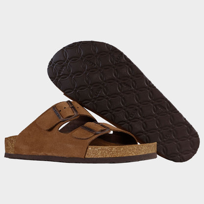 Sandals LEON MAN BROWN SUEDE - 6