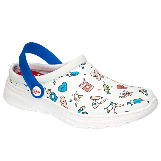 Sanitary clog DIAN JAVEA BLANCO ESTAMPADO OB E A FO SRC - 2