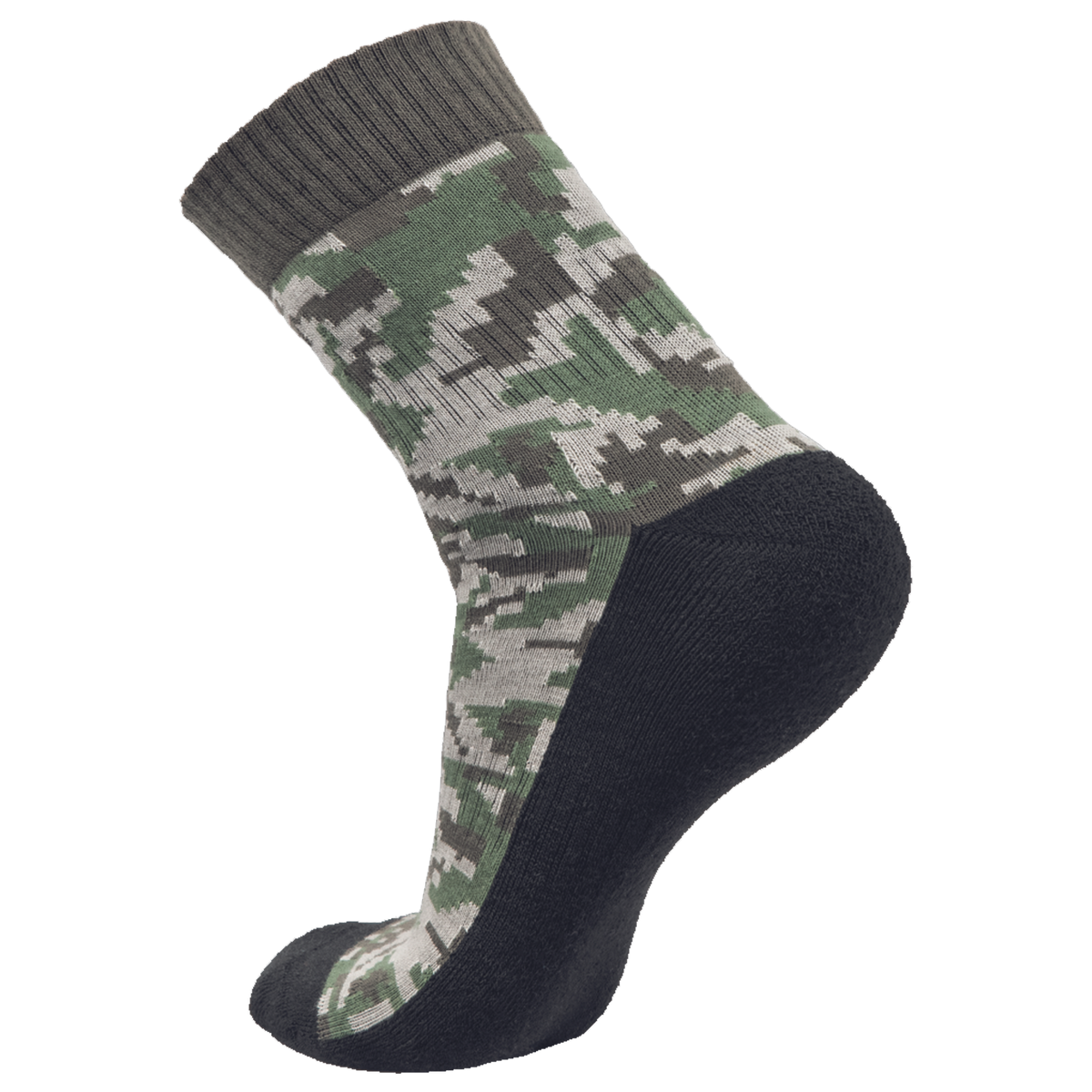 Socks NEURUM CAMOU DARK GREEN