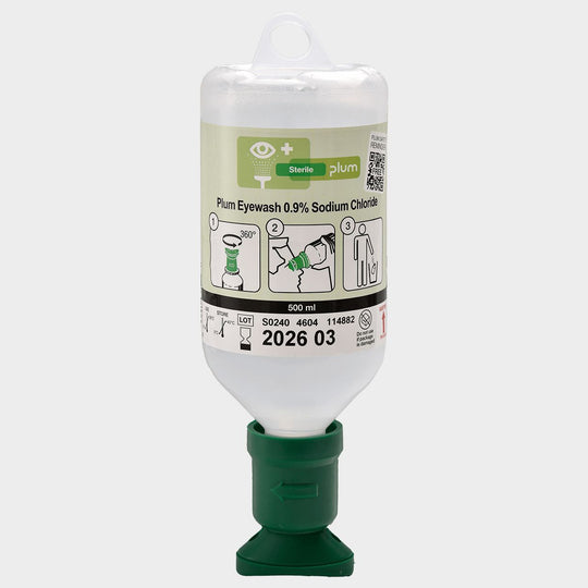 Sodium chloride eye wash solution PLUM EYEWASH 0.9%