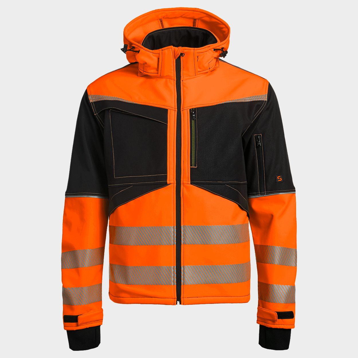Softshell μπουφάν PRISMA 2.0 HV ORANGE/BLACK - 1