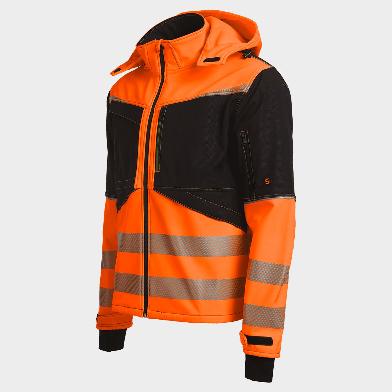 Softshell μπουφάν PRISMA 2.0 HV ORANGE/BLACK - 4