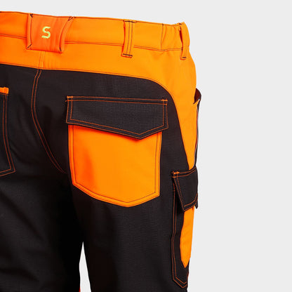 Софтшел панталон PRISMA 2.0 HV ORANGE/BLACK - 7