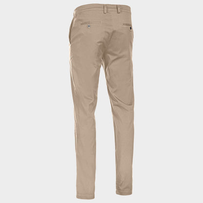 Sports-elegant trousers STENSO CHINO LIGHT BEIGE - 3