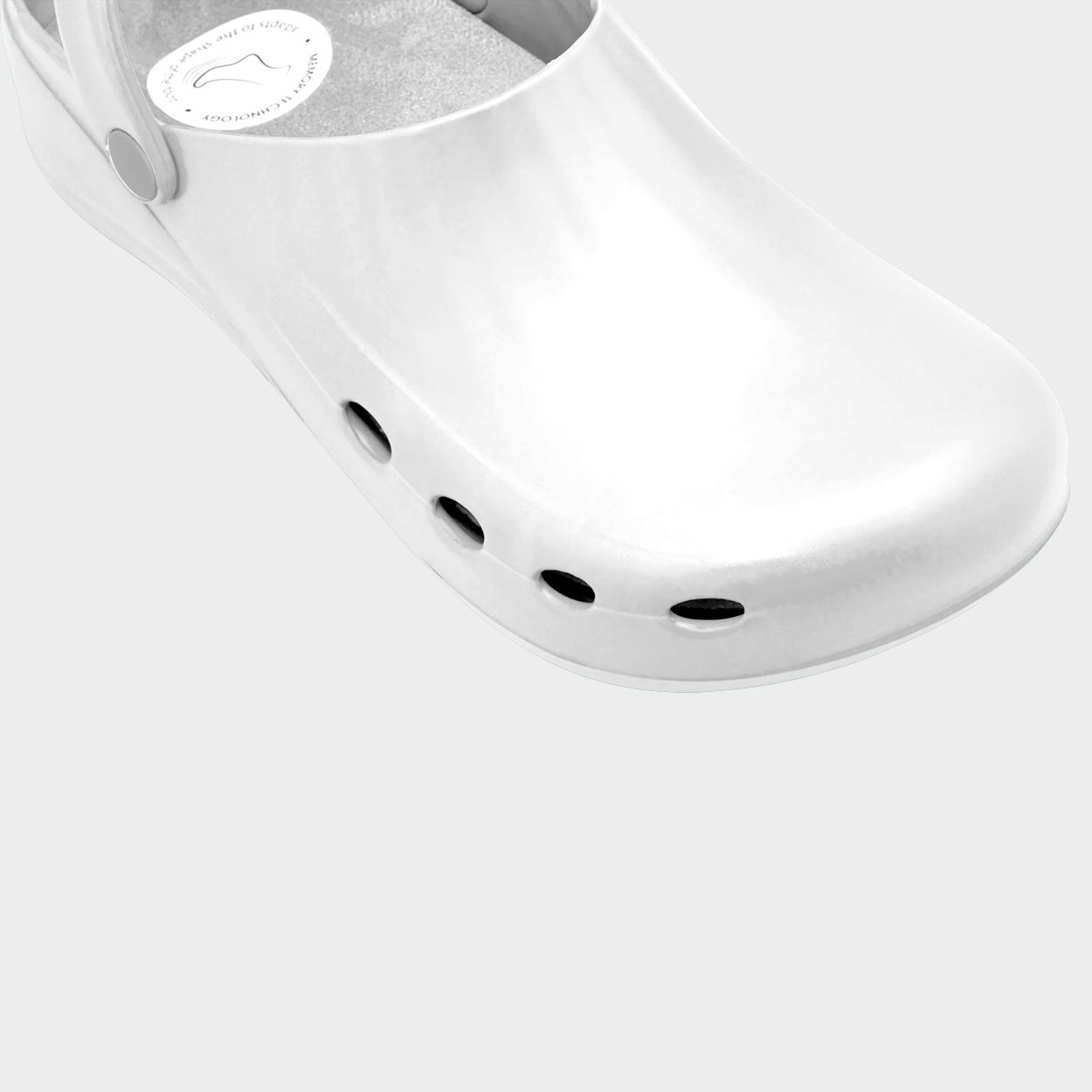 Strappy clog PRIMA WHITE - 5