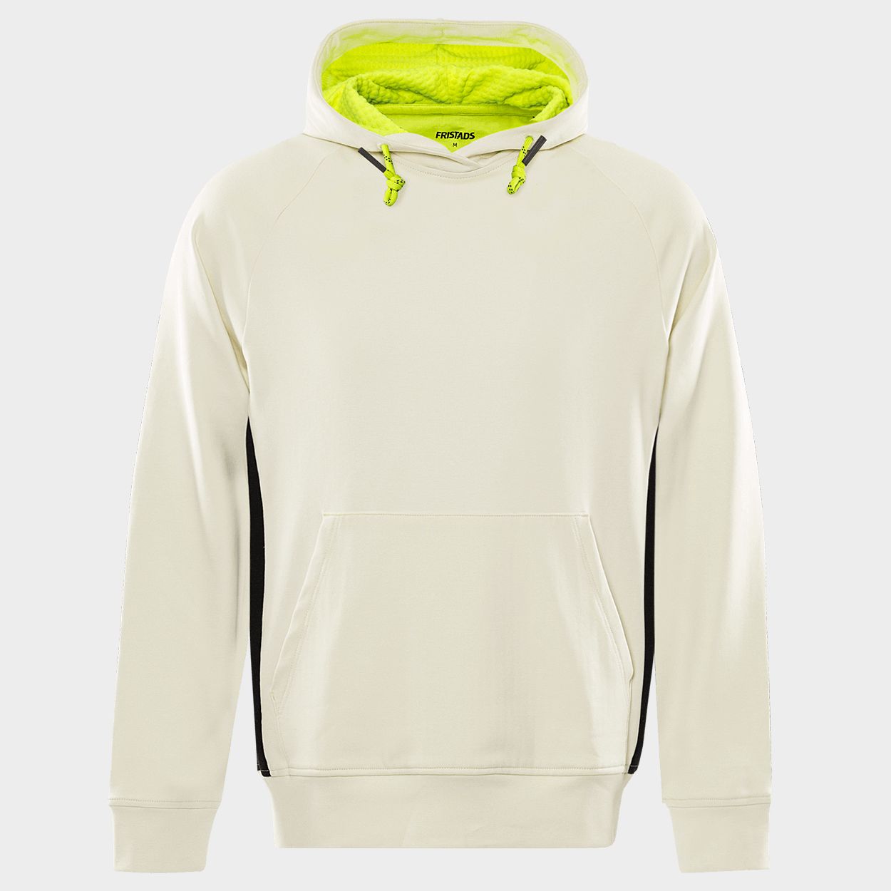 Суитшърт FRISTADS HOODED STRETCH WHITE - 1