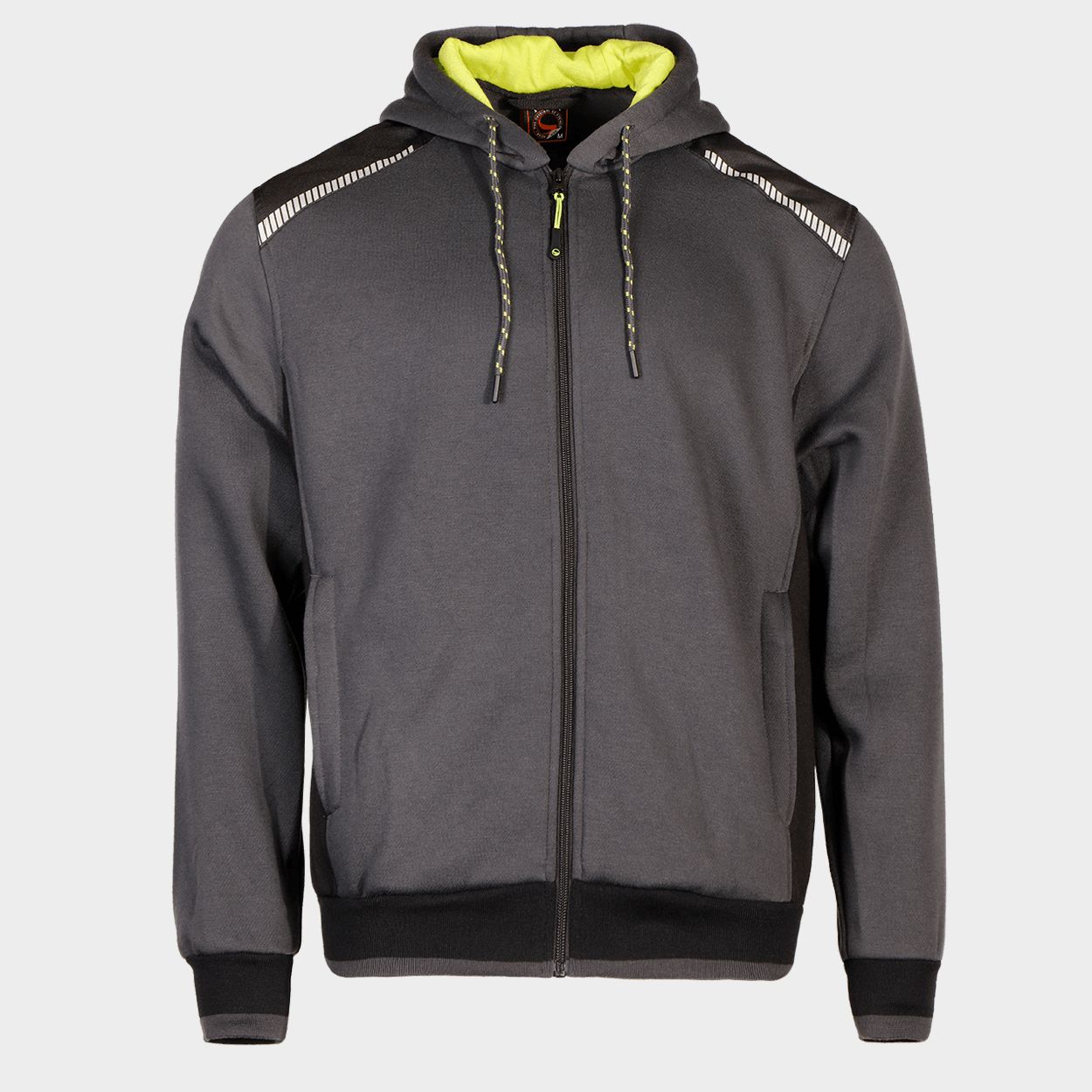 Sweatshirt PRISMA GREY/GREEN - 1