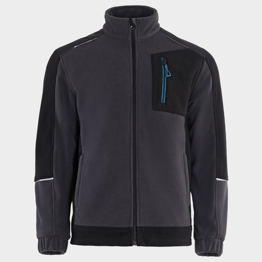 Суитшърт REVOLT FLEECE GREY/BLACK/PETROL - 1
