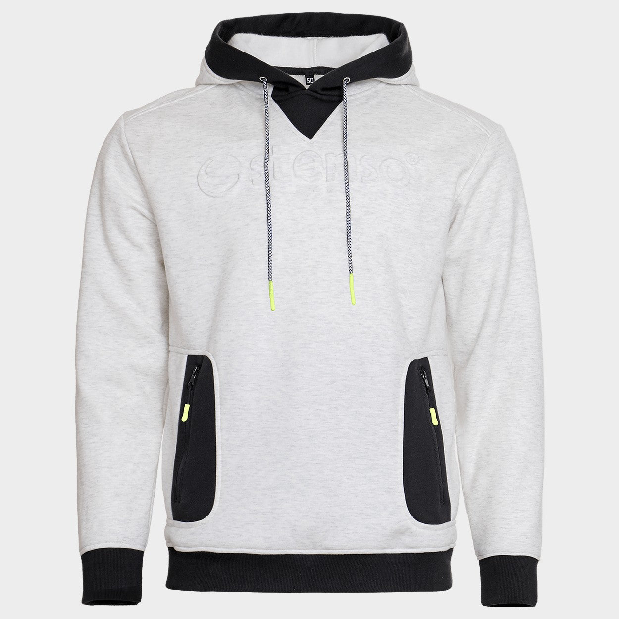 Суитшърт STENSO 3D PRINT LIGHT GREY - 1