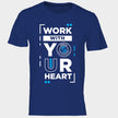 T-shirt with logo PAYPER SUNSET ROYAL BLUE