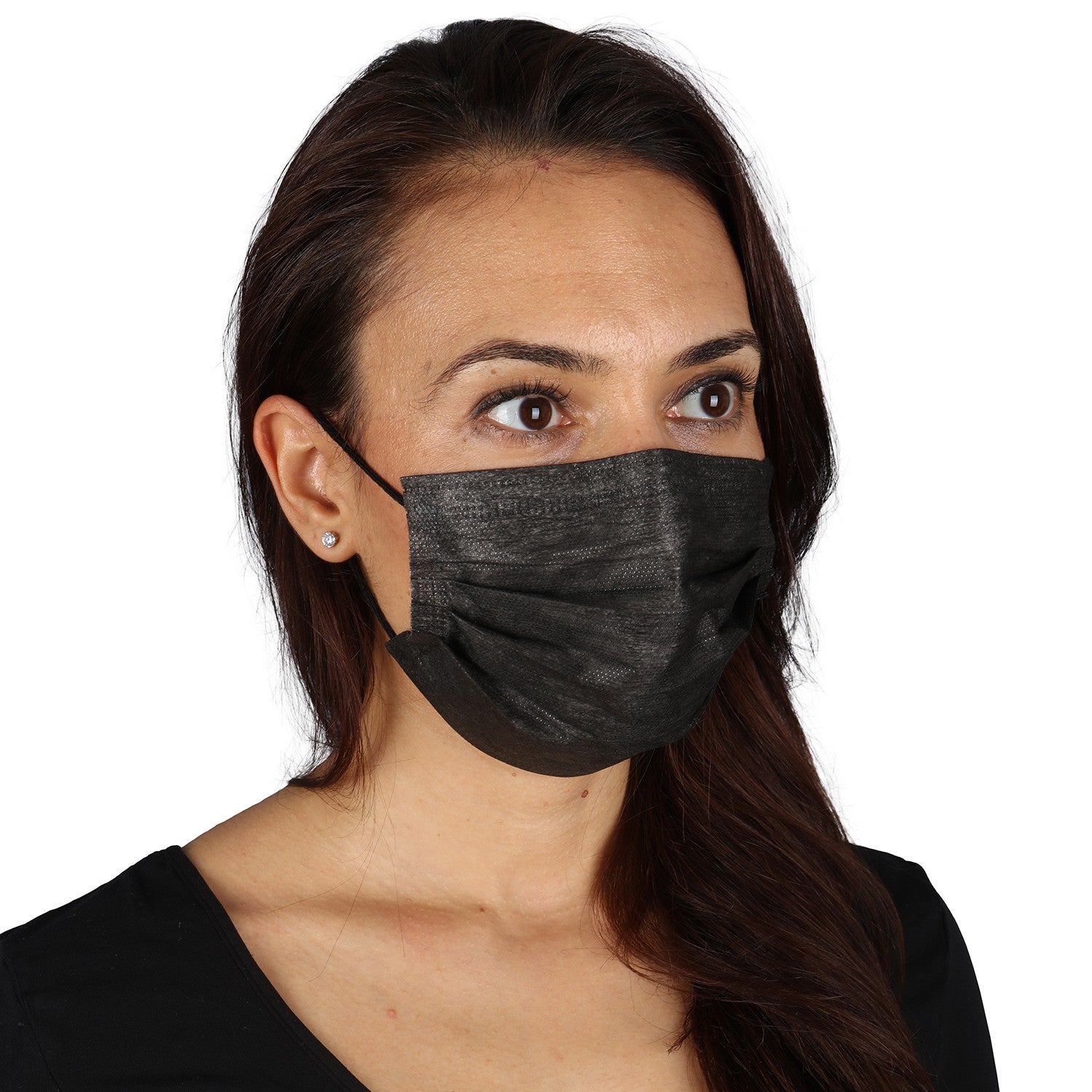 Three-ply medical mask SANI EVO BLACK-FMN99 - TYPE IIR - 2