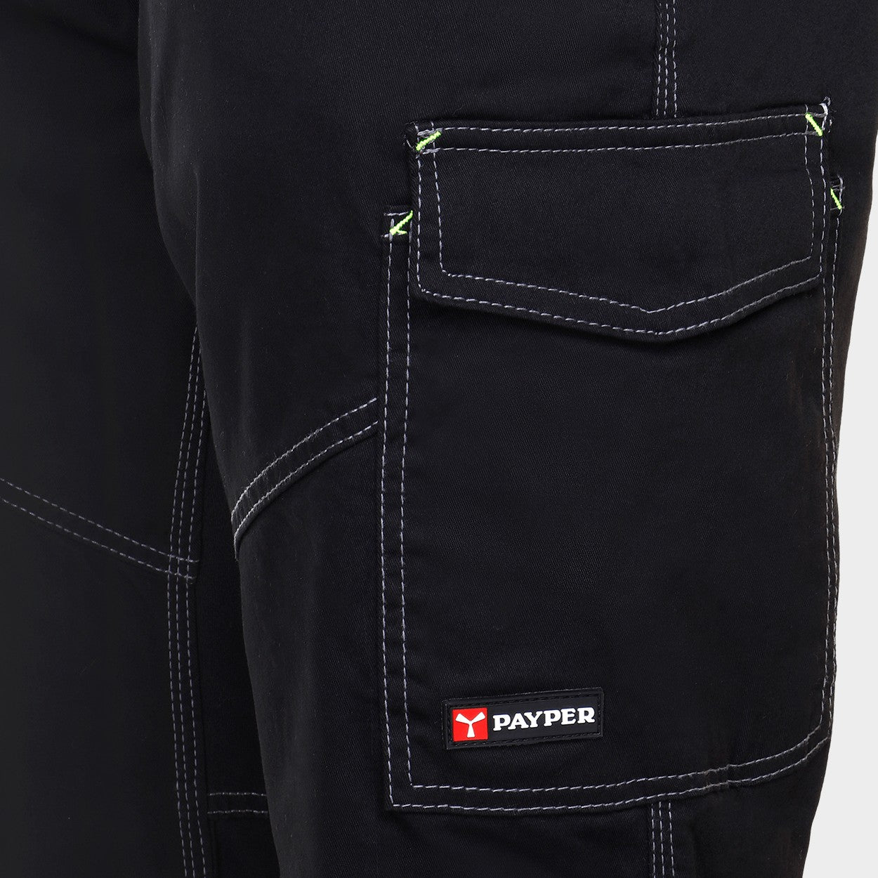 Trousers PAYPER WORKER STRETCH BLACK - 8