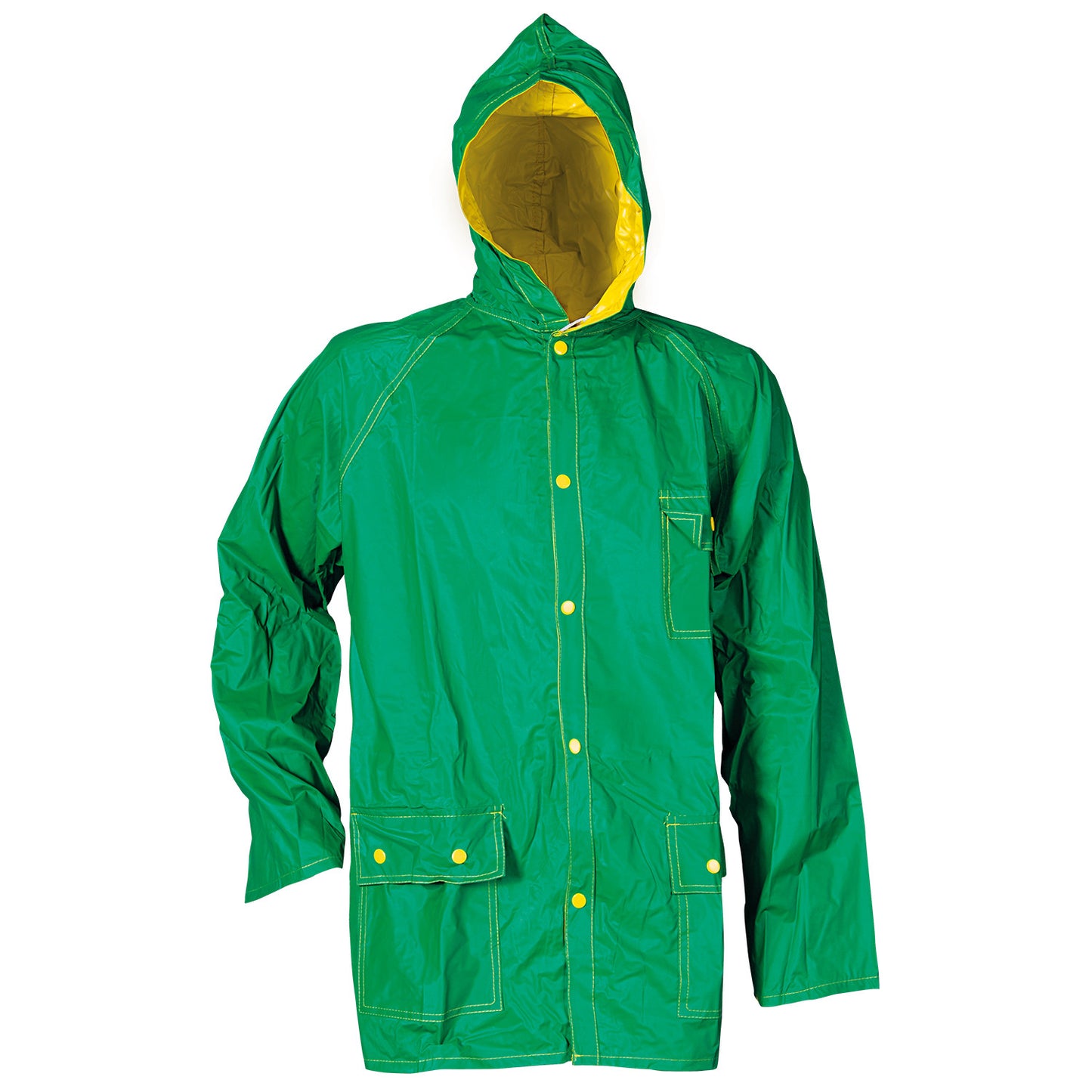 Jachetă impermeabilă RONY GREEN/GALBEN