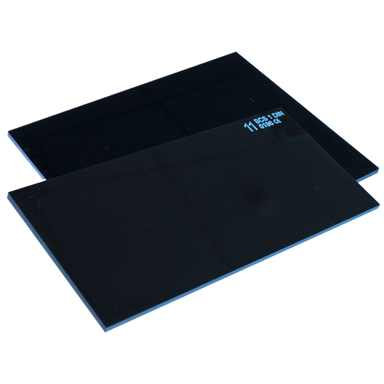 Welding glass 90x110 mm