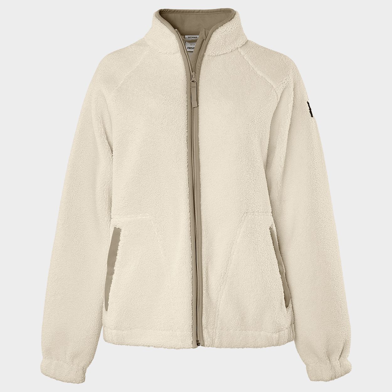 Women's jacket FRISTADS COPPER PILE FLEECE WHITE - 1