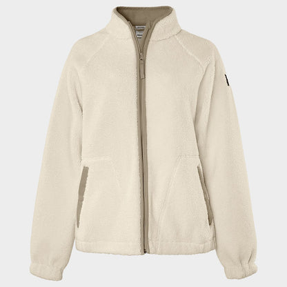 Women's jacket FRISTADS COPPER PILE FLEECE WHITE - 1